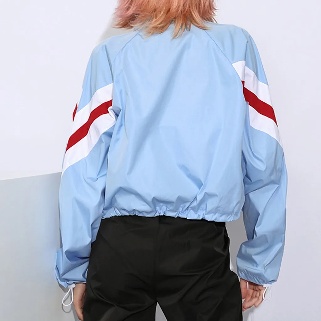 Женская ветровка на молнии повседневная легкая в уличном стиле осень | одежда