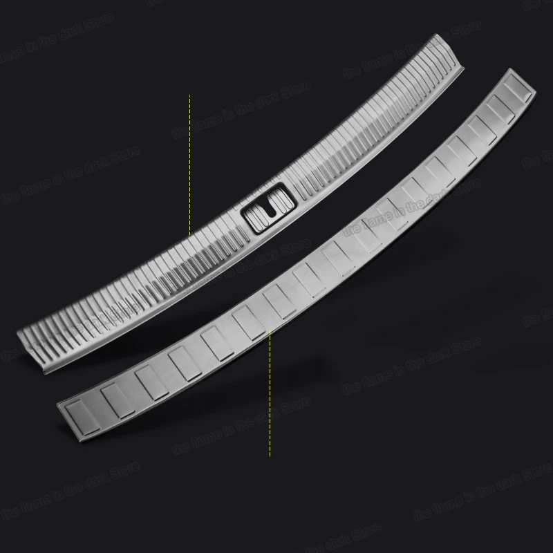 

Lsrtw2017 защитный порог багажника из нержавеющей стали для Volkswagen Tiguan 2017 2018 2019 2020