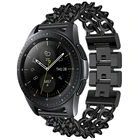 Ремешок для Samsung Galaxy Watch 4, 44, 40 мм, классический, 46, 42 мм, ковбойская цепочка, металлический ремешок для Galaxy Watch 3, 45 мм, 46 мм