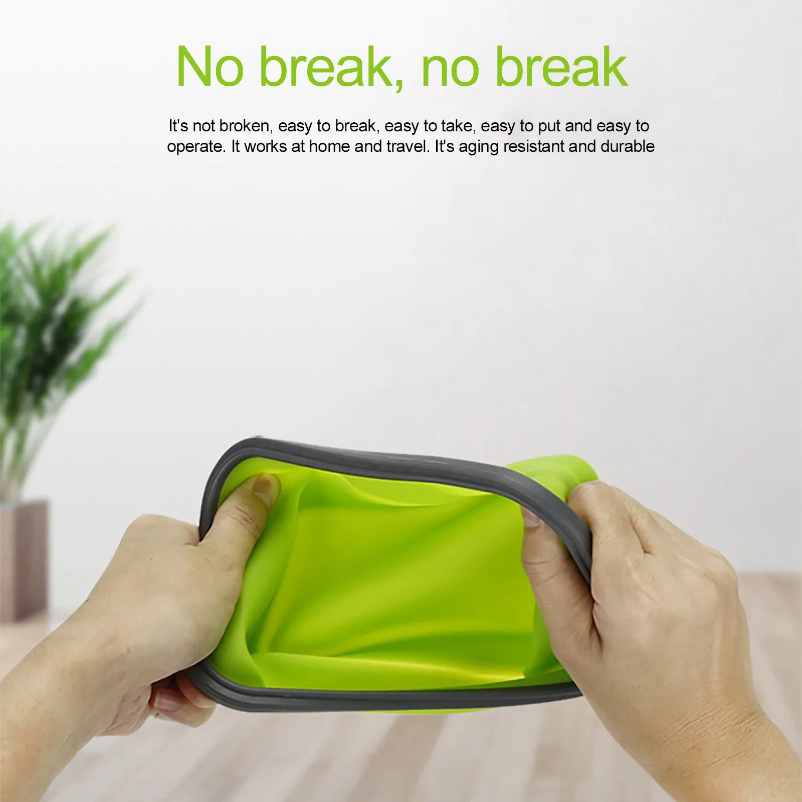 Силиконовые складные емкости набор из 4 шт. многоразовый складной для хранения