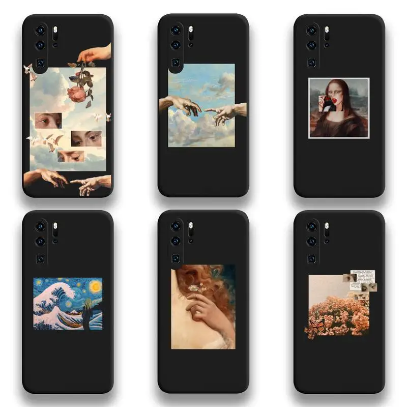 

Art Aesthetic Phone Case For Huawei P20 P30 P40 lite E Pro Mate 40 30 20 Pro P Smart 2020