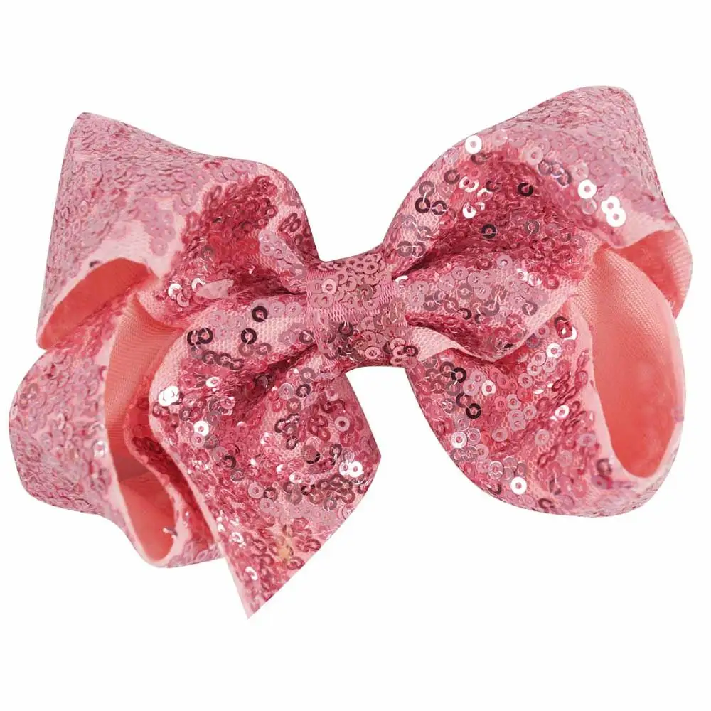 5inch hair bow Xugar 3 ''75 мм 2y Двусторонняя лента с блестками для рукоделия, самодельные банты для волос, домашний текстиль, одежда для шитья, материалы для рукоделия, товары для рукоделия - Цвет: 5inch hair bow
