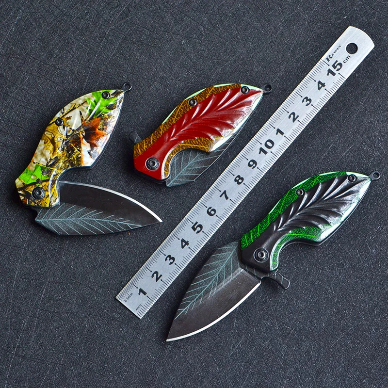 Складной нож с лезвием из нержавеющей стали миниатюрный Камуфляжный скрытый для
