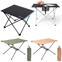 lightweight folding table multifunctional aluminum alloy portable outdoor camping bbq desk camping table 41x35x30cm