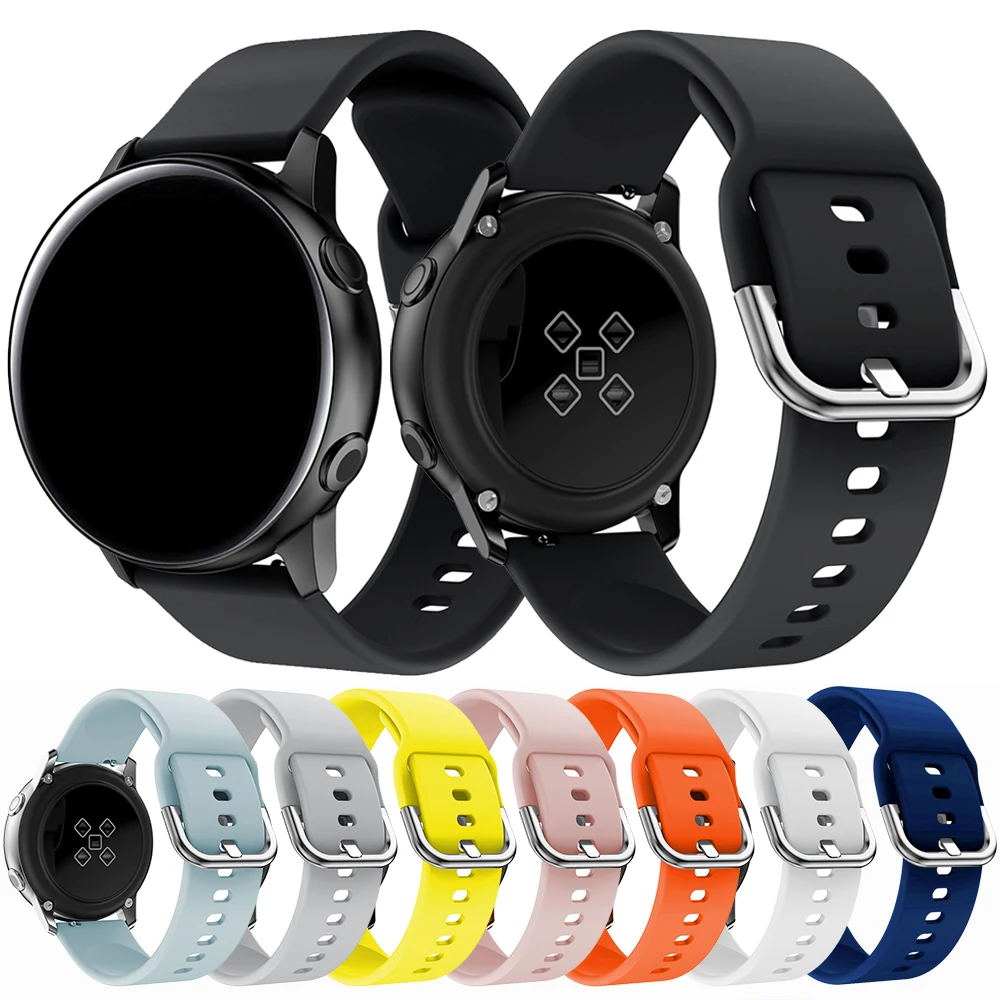 Ремешок силиконовый для часов Suunto 3 Универсальный сменный мягкий браслет Samsung Galaxy