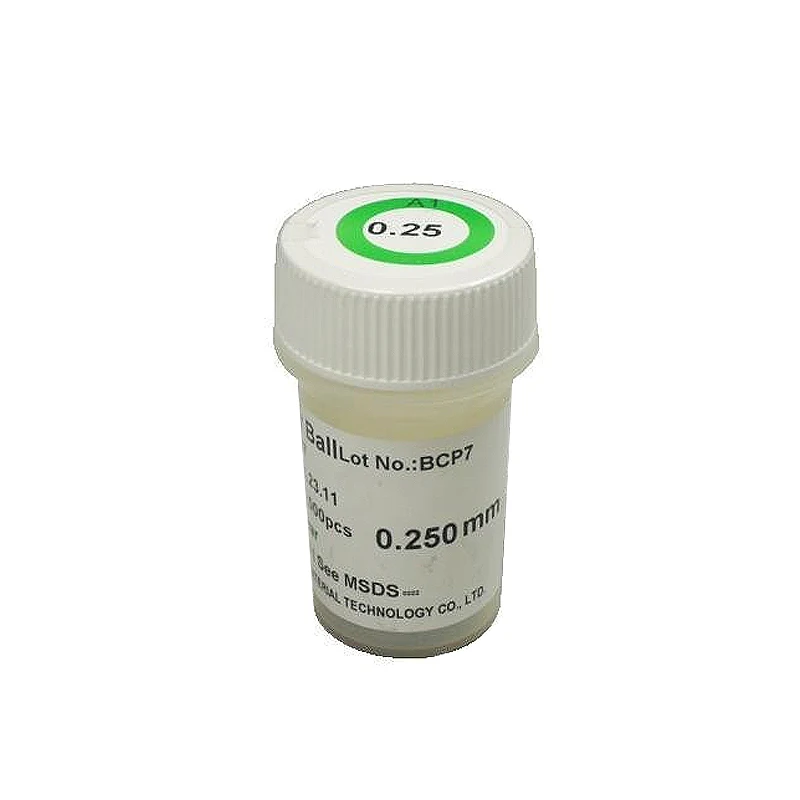 

2pcs PMTC Leaded BGA solder balls 250k 0.25mm set for reballing rework machine