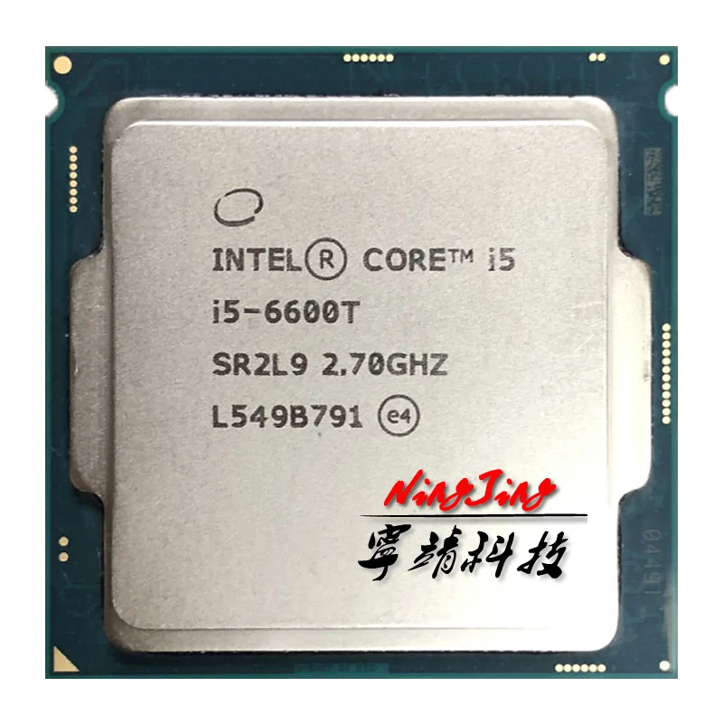 Процессор Intel Core 6600 i5 1151 T 2 7 ГГц четырехъядерный процессор с четырехъядерным