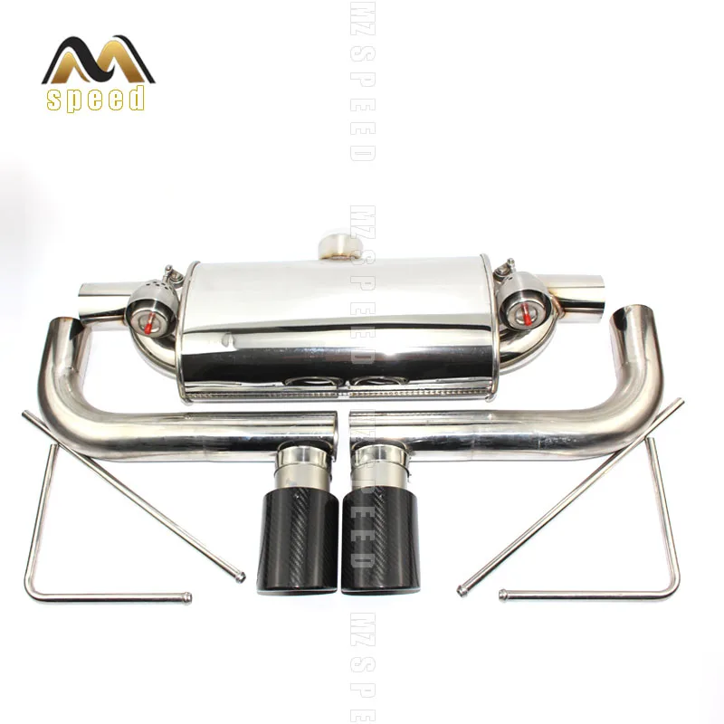 Универсальный Т-образный глушитель с двойным клапаном из нержавеющей стали 304