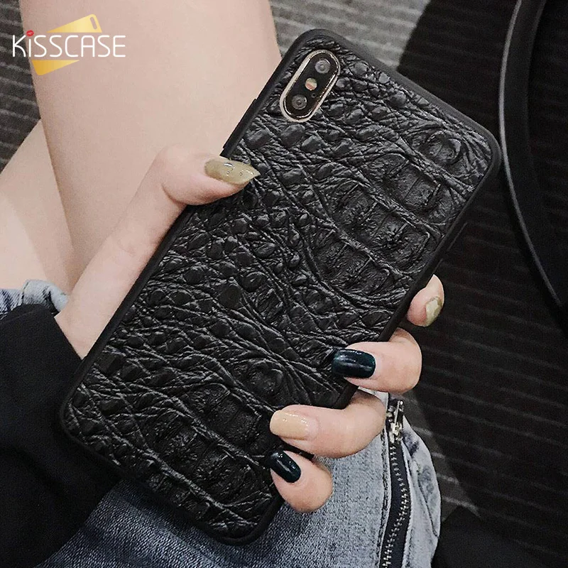 Чехол KISSCASE для iPhone 6 6s Роскошный чехол из крокодиловой кожи гибридная задняя