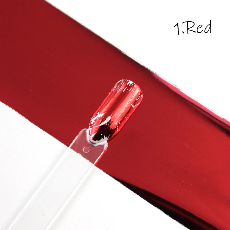 14 шт./лот металла Цвет Фольга для ногтей наклейки-лак Звездное переводная