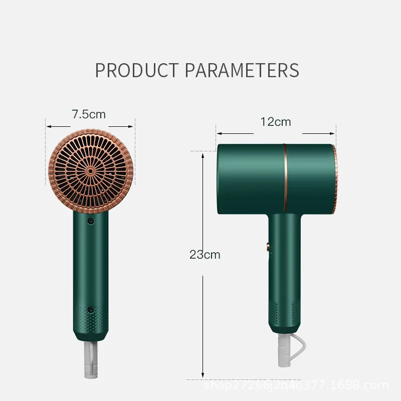 

Electric Hair Dryer Cold Hot Wind Hammer Blower Cooling Heating Air Hair Protective Dryer Quick Dry Blue Light Hairdryer EU/US