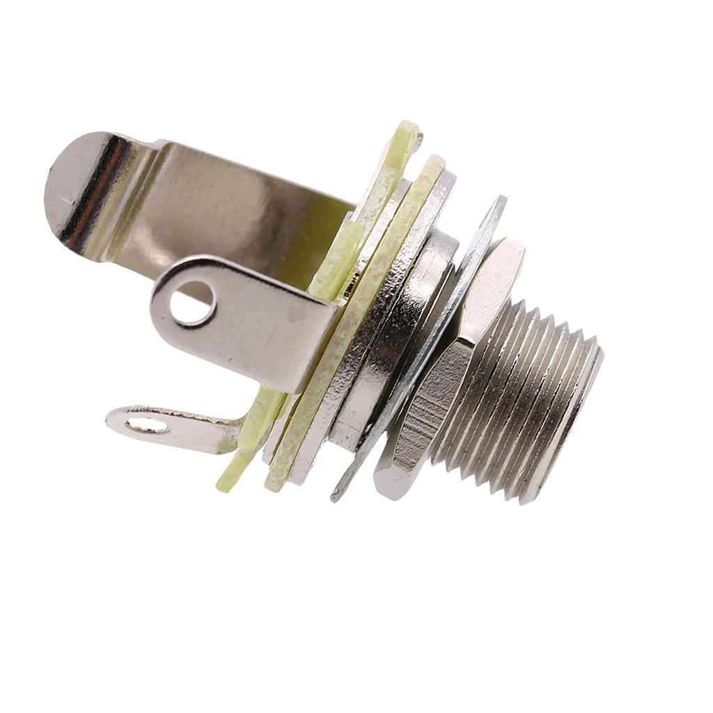 Электрическая гитара бас-аудио 1/4 дюйма 6 35 мм моно-вход разъем гитарные