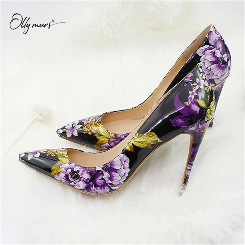 

OllyMurs Fashion Style Spring Summer Women Pumps Sexy Pointed Toe Shallow Mouth Thin High Heel Ladies Pumps Party Shoes Woman