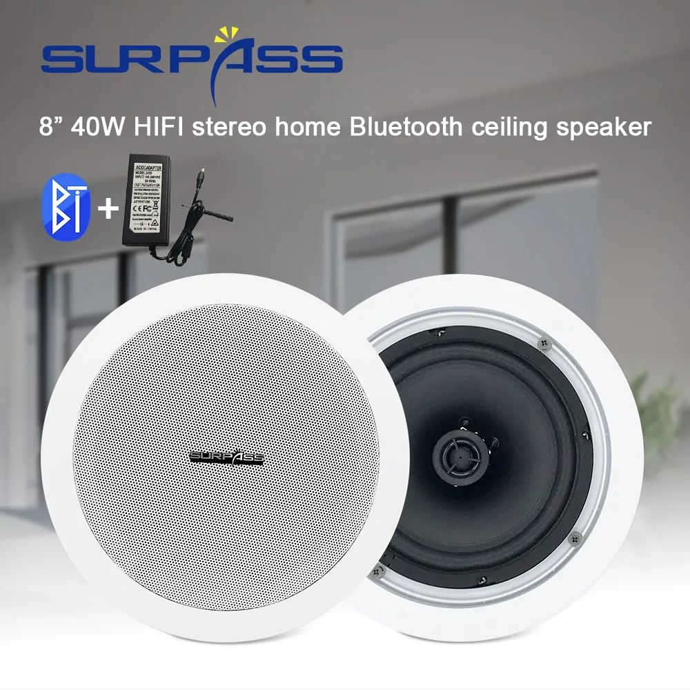 Потолочный Bluetooth динамик HiFi стерео звук домашний фоновый музыкальный плеер