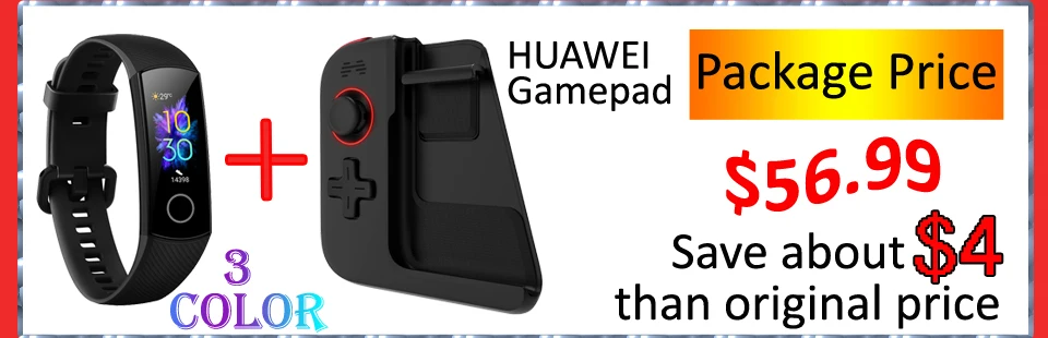 Huawei Honor Band 5 Смарт-браслет с huawei FreeBuds браслет шагомер сенсорный экран для плавания пульсометр для сна