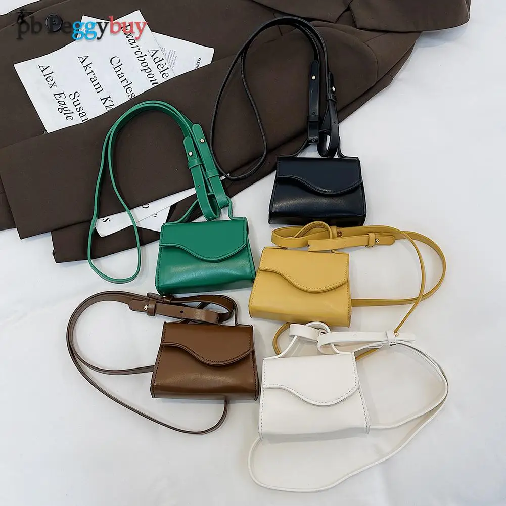 

Women PU Leather Solid Color Crossbody Bag Mini Flap Luxury Shoulder Bag Designer Clutch Mini Handbag For Women сумка женская