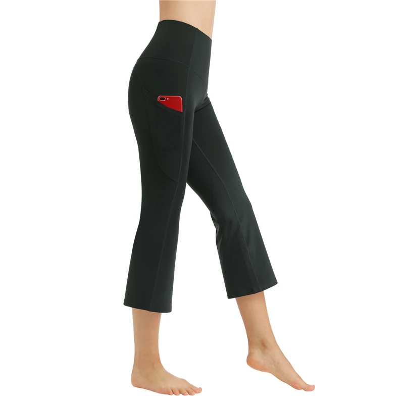 Женские штаны бриджи Dragon Fit для йоги спортивные Леггинсы с высокой талией и