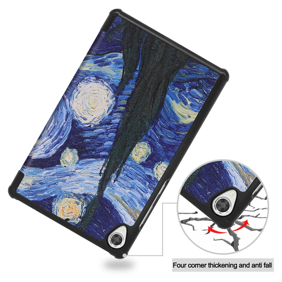 Чехол для планшета Lenovo Tab M8 TB-8705F TB-8705N TB-8505F TB-8505X из искусственной кожи защитный