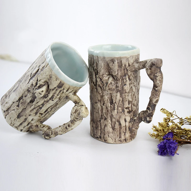 Креативная кружка с имитацией лая 300 мл керамическая кофейная офисные чашки для