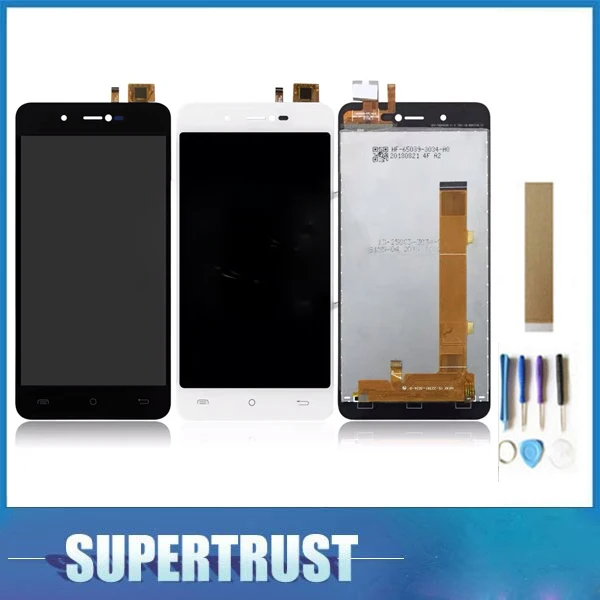 ЖК дисплей 5 0 дюйма для BQ Mobile 5007L Iron BQ5007L + телефон черного и белого цветов с лентой