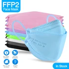Маска Kn95 Ffp2Mask 100 шт., Маска рыбьей кожи, Маска для рта, защитная Маска, Маска Fpp2 Mascarilla Fpp2