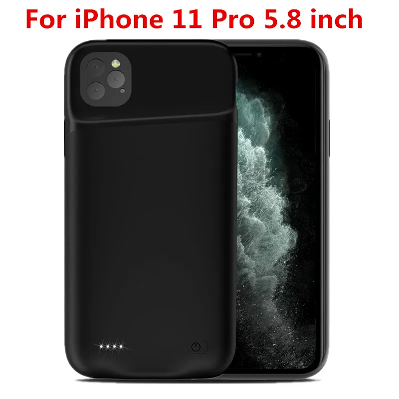Для iPhone 11 11 Pro 11 Pro Аккумулятор max зарядное устройство чехол 5200 мАч тонкий резервного копирования зарядки PowerBank чехол для iPhone 11 Pro батарея Чехол - Цвет: For iPhone 11 Pro