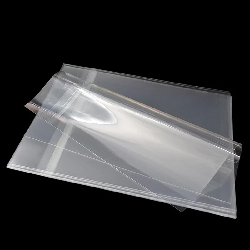 

50PCS Recording Protective Sleeve Self Adhesive Bag Protective Bag For Turntable