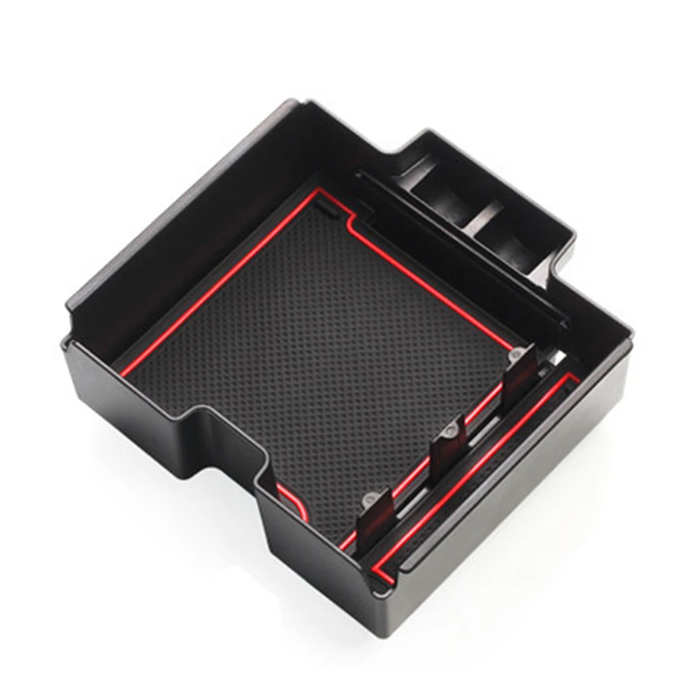 

Car Armrest Storage Box For Discovery（High Match） Interior Armrest Storage Organizer Tray With Anti-Slip Mat Glove Pallet