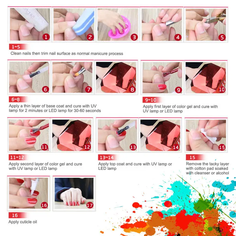 

(12PCS)Elite99 Pure Color Gel Polish Set 7ML Temperature Change Soak Off UV LED Nail Varnish Salon Manicure Gel Polish Gellak