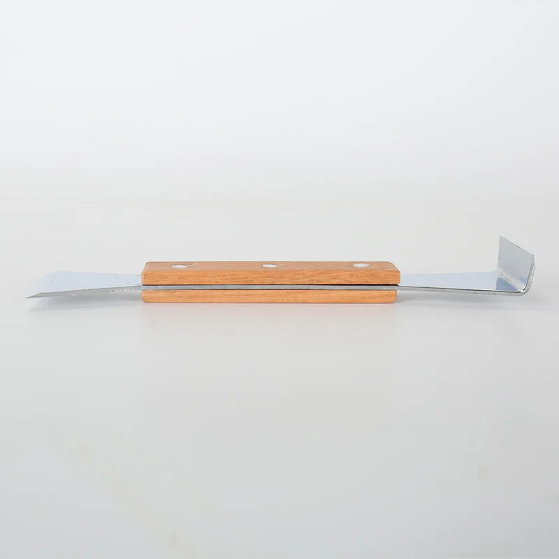 Медовый резак утолщенный скребок из нержавеющей стали с деревянной ручкой