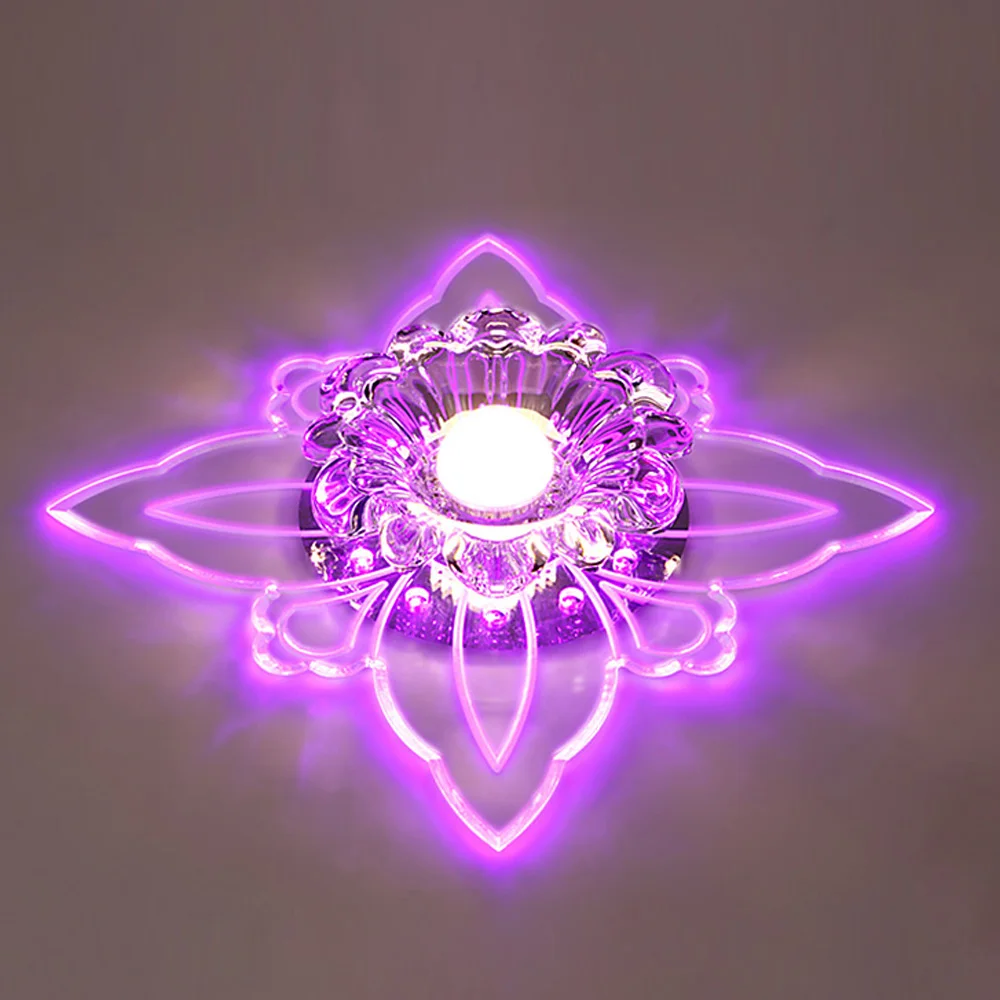 Красивый светильник для дома потолочный кристалл коридора крыльца балкона