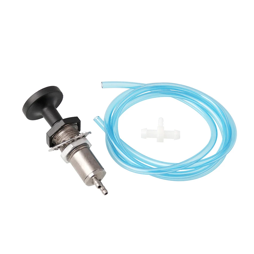 

Fuel Primer Plunger Pump Kit Fuel Plunger Primer Pump with Fuel Hose, Motorcycle Replacement Accessories