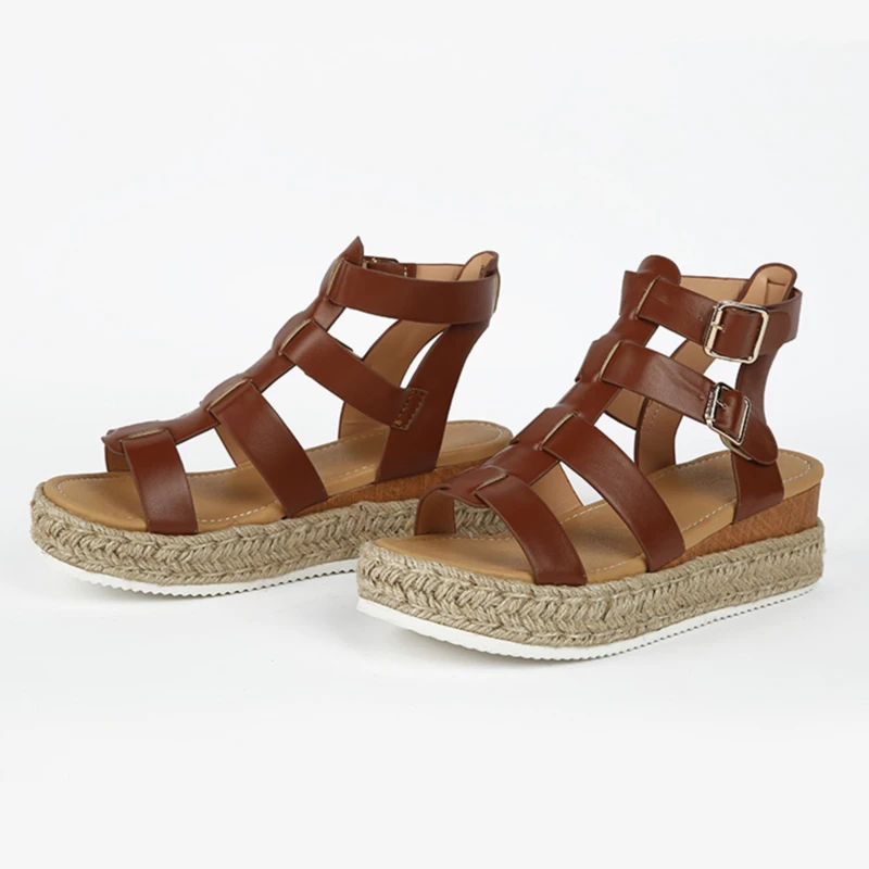 Летние босоножки на платформе Женские Босоножки с открытым носком Женская обувь