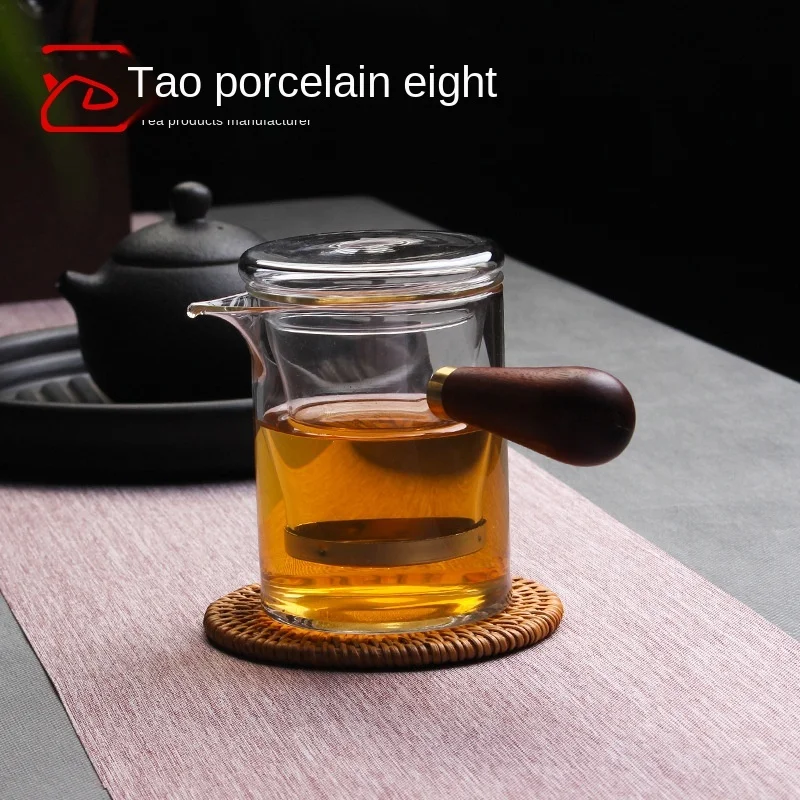 

Glass Teapot Fair Mug Boiler Side Handle Scented Teapot Glass Liner Stainless Steel Screen Filter Glass Tea Set Tea Pitcher