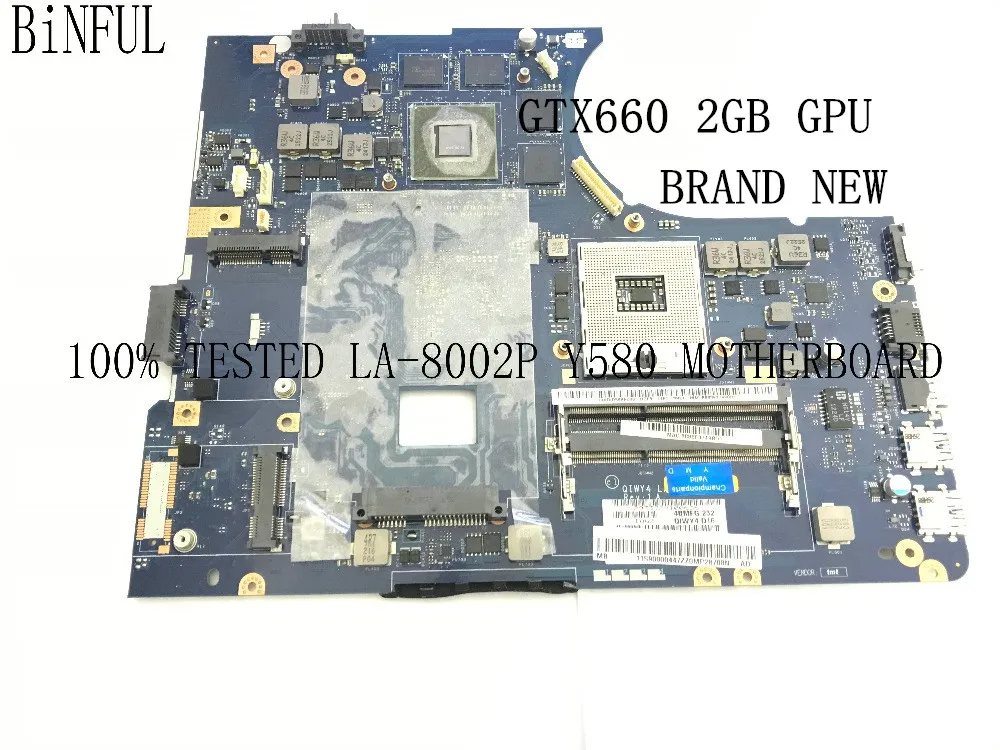     100%     LENOVO Y580 QIWY4 LA-8002P