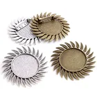 Новая мода 5 шт 25 мм Внутренний размер Античная Посеребренная и бронзовая Модная стильная Брошь Кабошон Базовая установка