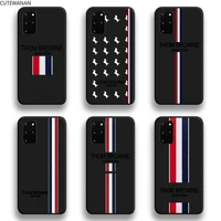 thoms brownes phone case for samsung galaxy s21 plus ultra s20 fe m11 s8 s9 plus s10 5g lite 2020