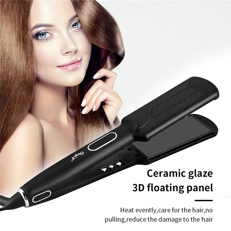 

Ckeyin Professional Hair Straightener Ceramic Vapor Hair Flat Iron Electric Curler for Hair Rollers Curling Iron Styling Tool