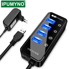 Зарядное устройство USB 3,0, 47 портов, с адаптером питания