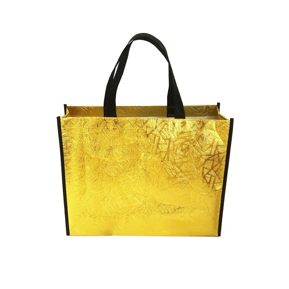 Роскошные блестящие подарочные пакеты с индивидуальным логотипом и ручками