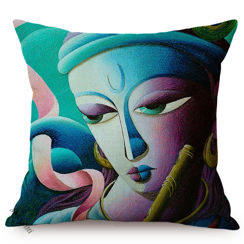 Наволочка на диванную подушку индуистский буддизм религиозное поклонение