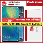 100% Оригинальный 7,2 ''AMOLED дисплей 4Gтелефон для Huawei Mate 20X 20 X Полный ЖК-дисплей сенсорный экран дигитайзер Запасные части + Сервисный пакет