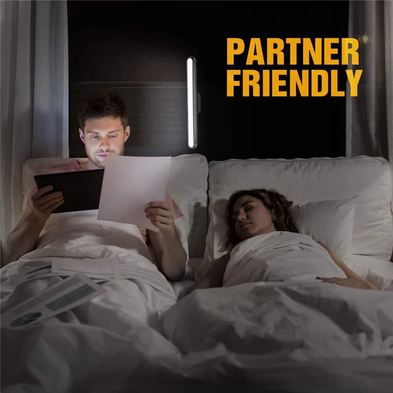 

Hanging Magnetic Night Lights Stepless Dimming Table Lamp 14pcs LED Lamp Rechargeable Eye-protect Desk Lamp Night Light New