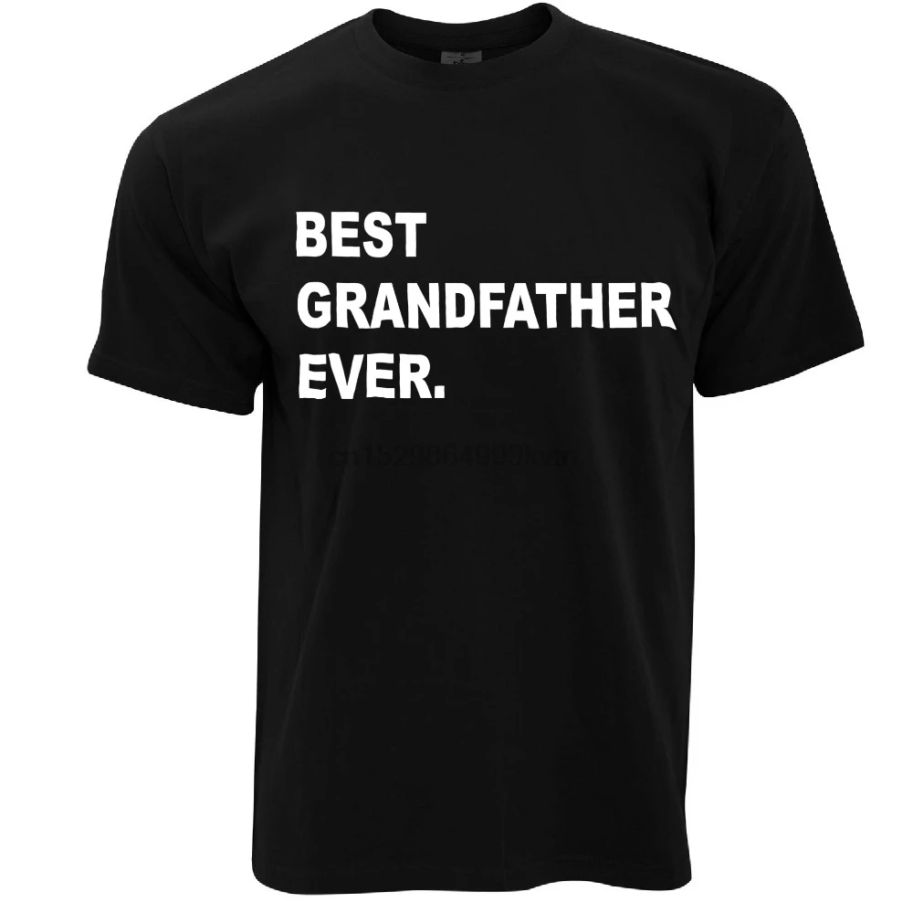 Лето 2019 новый дизайн хлопковая Мужская футболка лучший дед когда либо Grandad Grampa