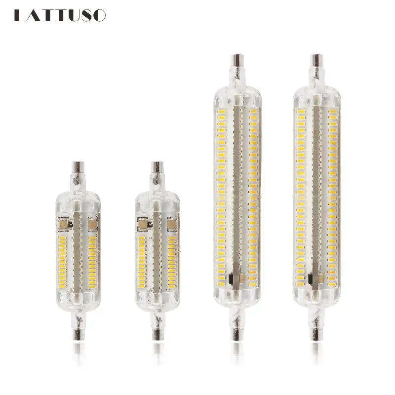 

Светодиодные лампы LATTUSO R7s, 5 вт, 78 мм, 360 градусов, 10 вт, 128 мм, светодиодные лампы R7s, 3014 SMD, сменные галогенные лампы, диаметр 20 мм