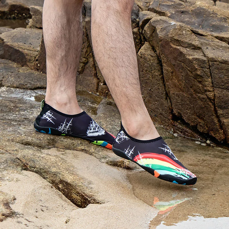 Унисекс кроссовки Пляжная водонепроницаемая обувь для плавания женские и