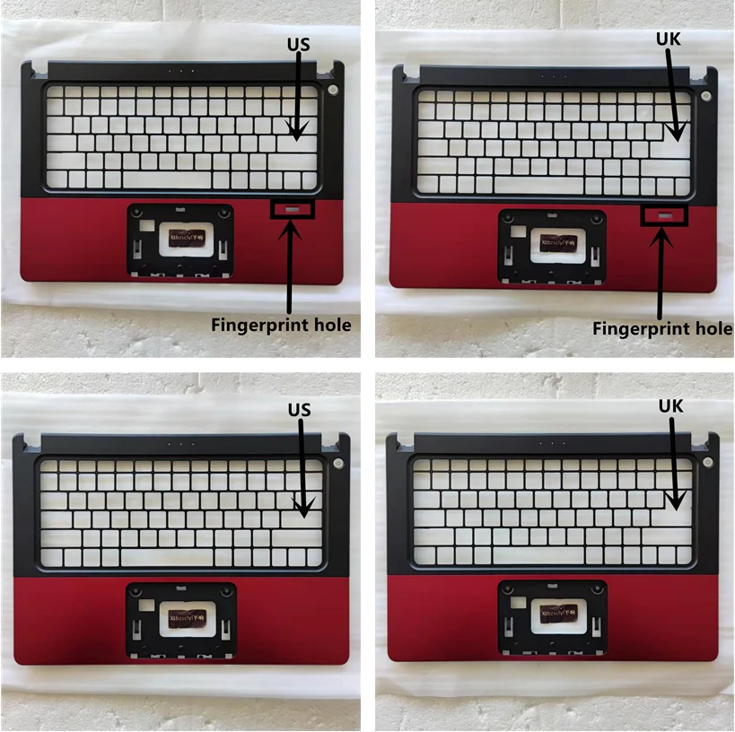 

Новинка для DELL Vostro 5460 5470 5480 inspiron 5439 верхняя крышка Красная крышка США Великобритания Красная оболочка отверстие для отпечатков пальцев пуст...