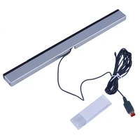 replacement infrared tv ray wired remote sensor bar reciever inductor for nintendo for wii for wii u console plastic