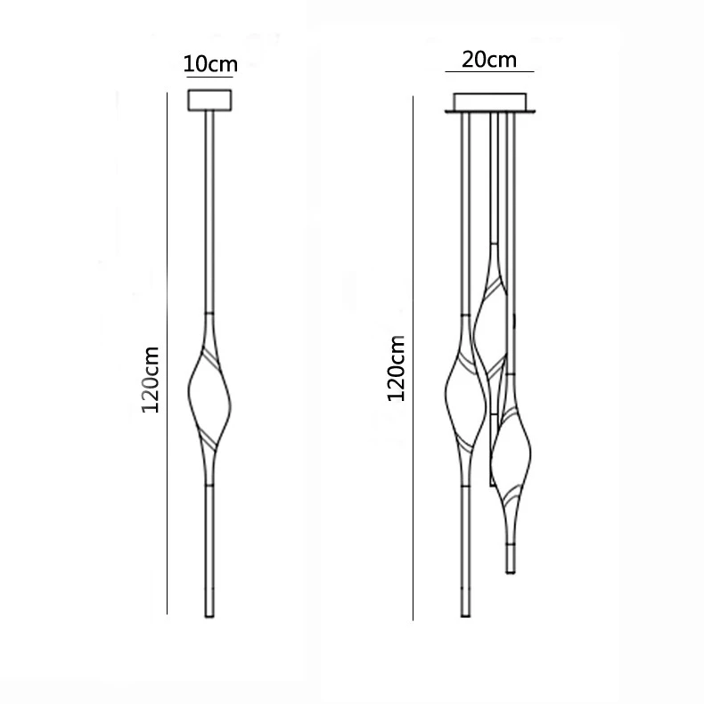 

Modern Water Drop Pendant Lights Nordic LED Minimalist Scandinavian Loft Crystal Pendant Lamp Kitchen Barbershop Hanging Lamps