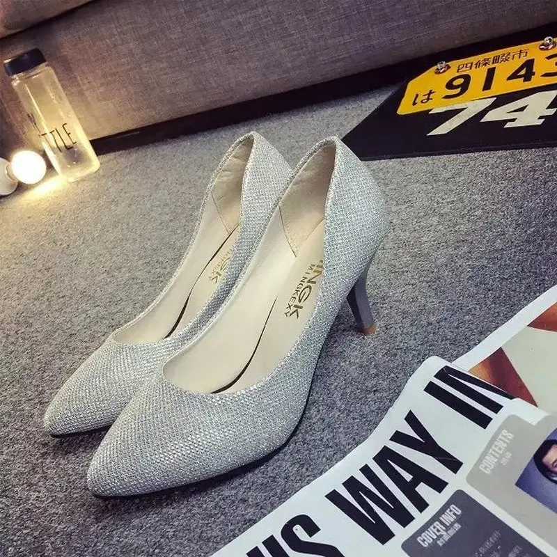 Лидер продаж Женская обувь на высоком каблуке Сезон весна-осень Коллекция 2020